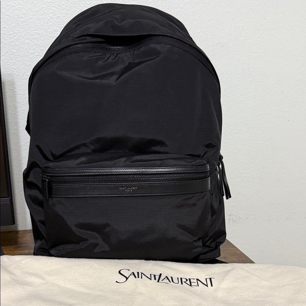 Saint Laurent Classic Black Backpack